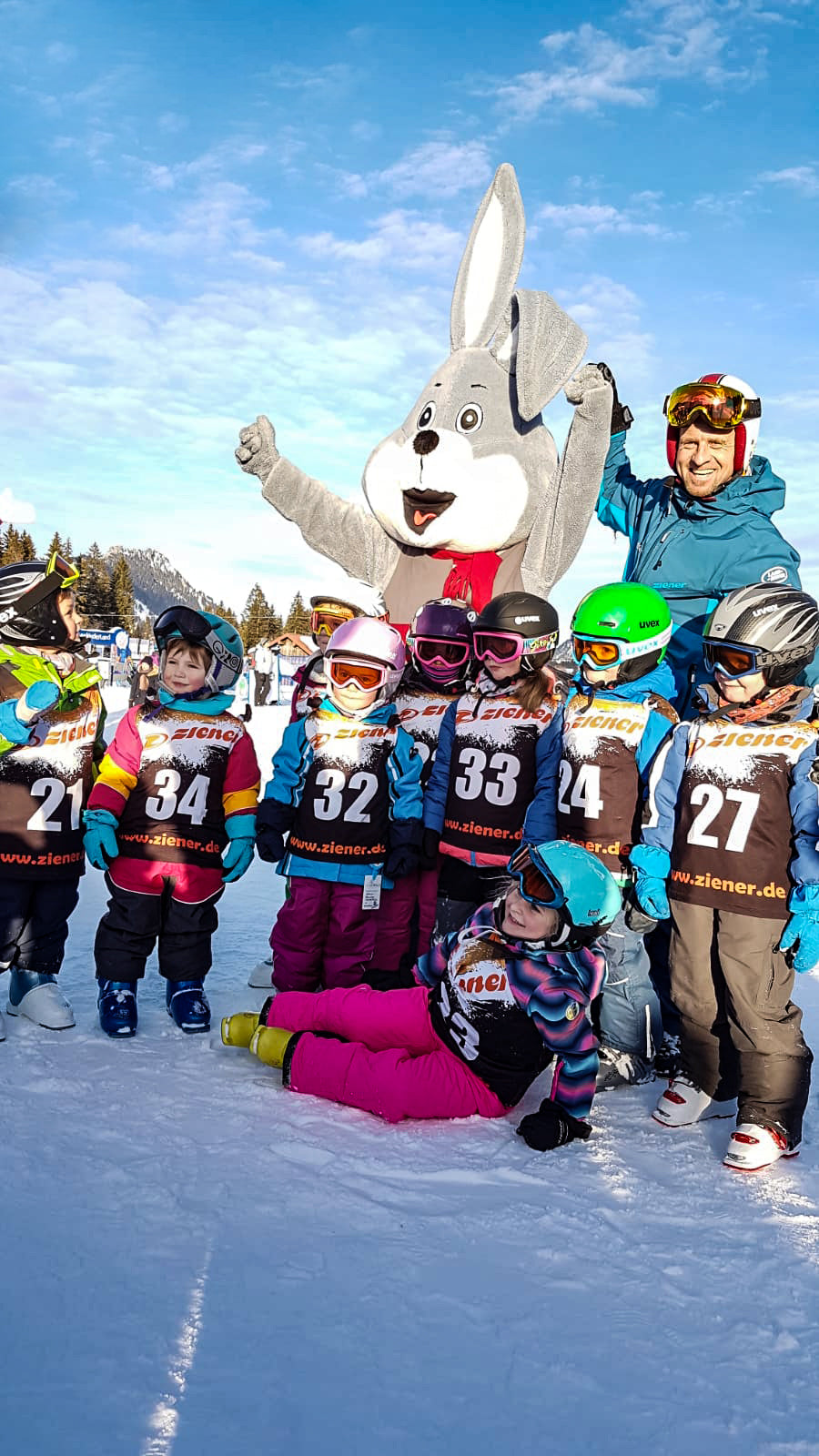 Ski course for children