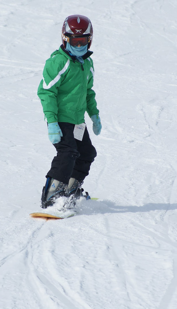 Snowboard course for children